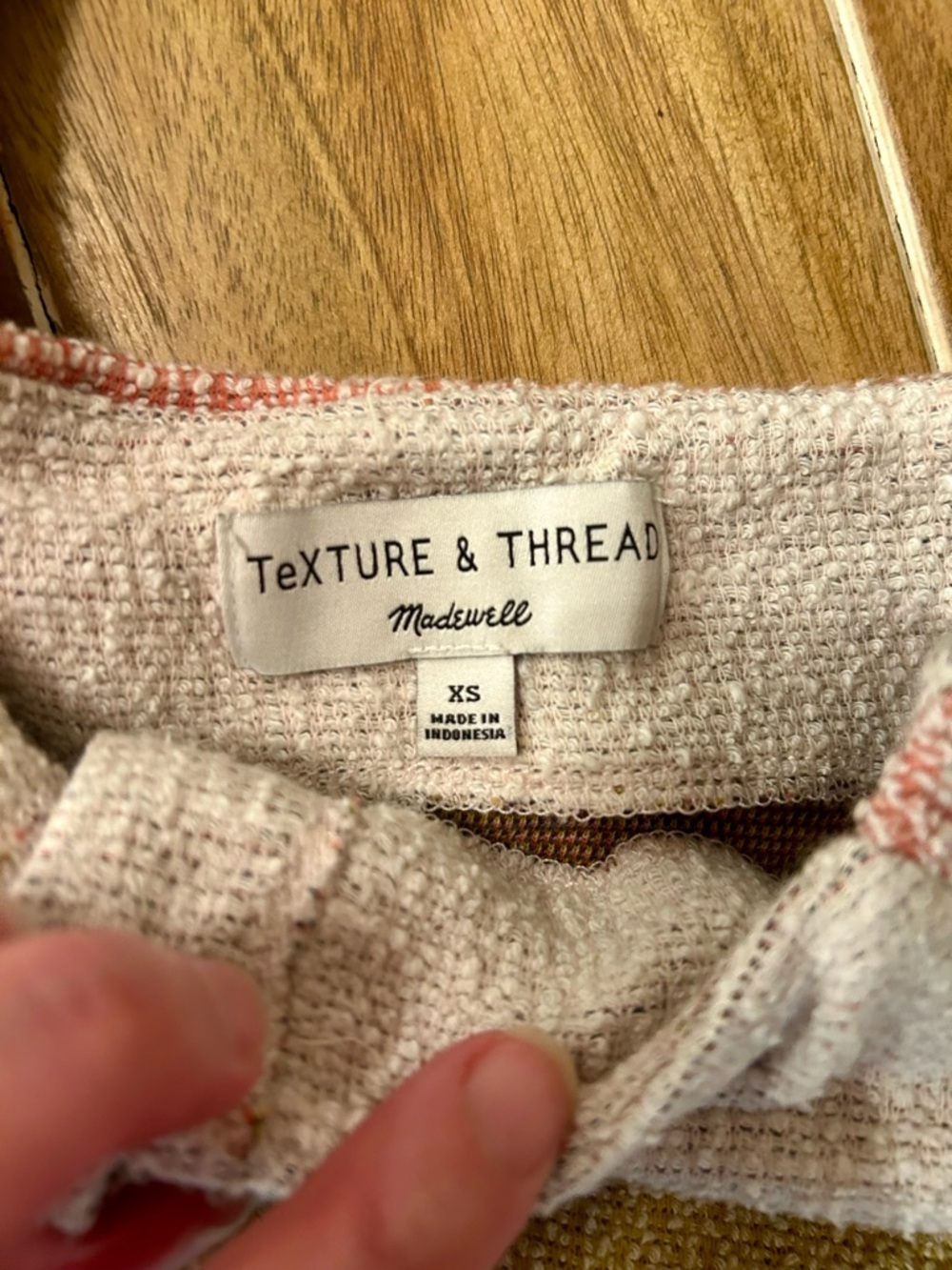 MADEWELL Striped Knit Scoop Neck Crop Top - Multicolor - Picture 3 of 4